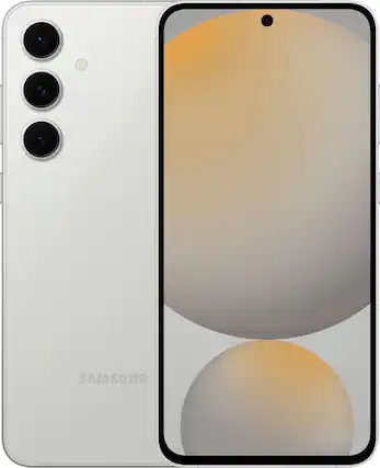 Front. Samsung - Samsung Galaxy S24 FE 256GB S721U Unlocked - Gray.