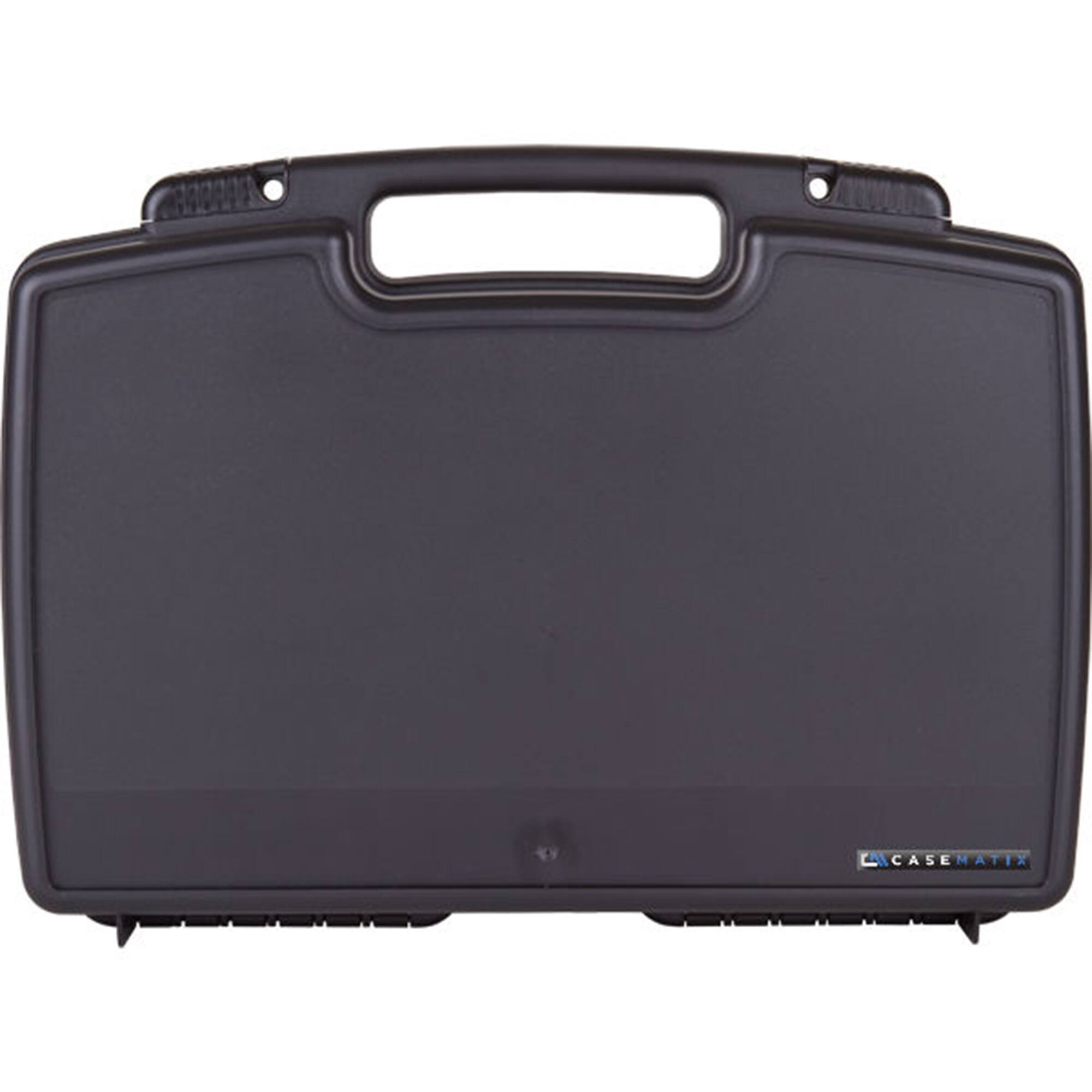 Left. CASEMATIX - Portable Printer Case Compatible With Epson Workforce WF-100 and WF 100 Wireless Inkjet Printers and Accessories - Black.