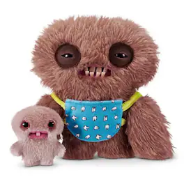 Zuru Fuggler Double Trouble Mini Me Squidge 9 Inch Plush Series 1 - Brown