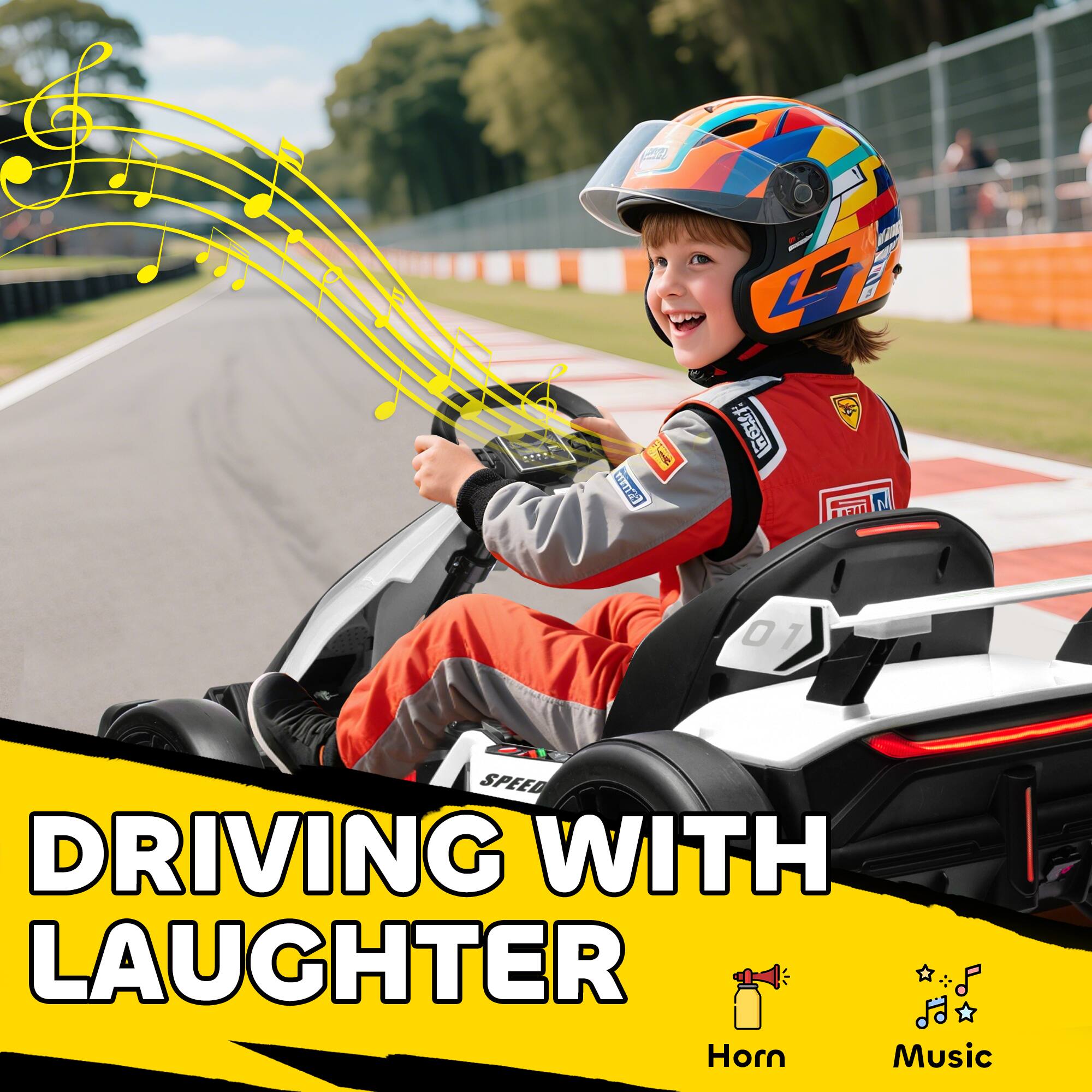 DRIVING WITH LAUGHTER

Horn
Music