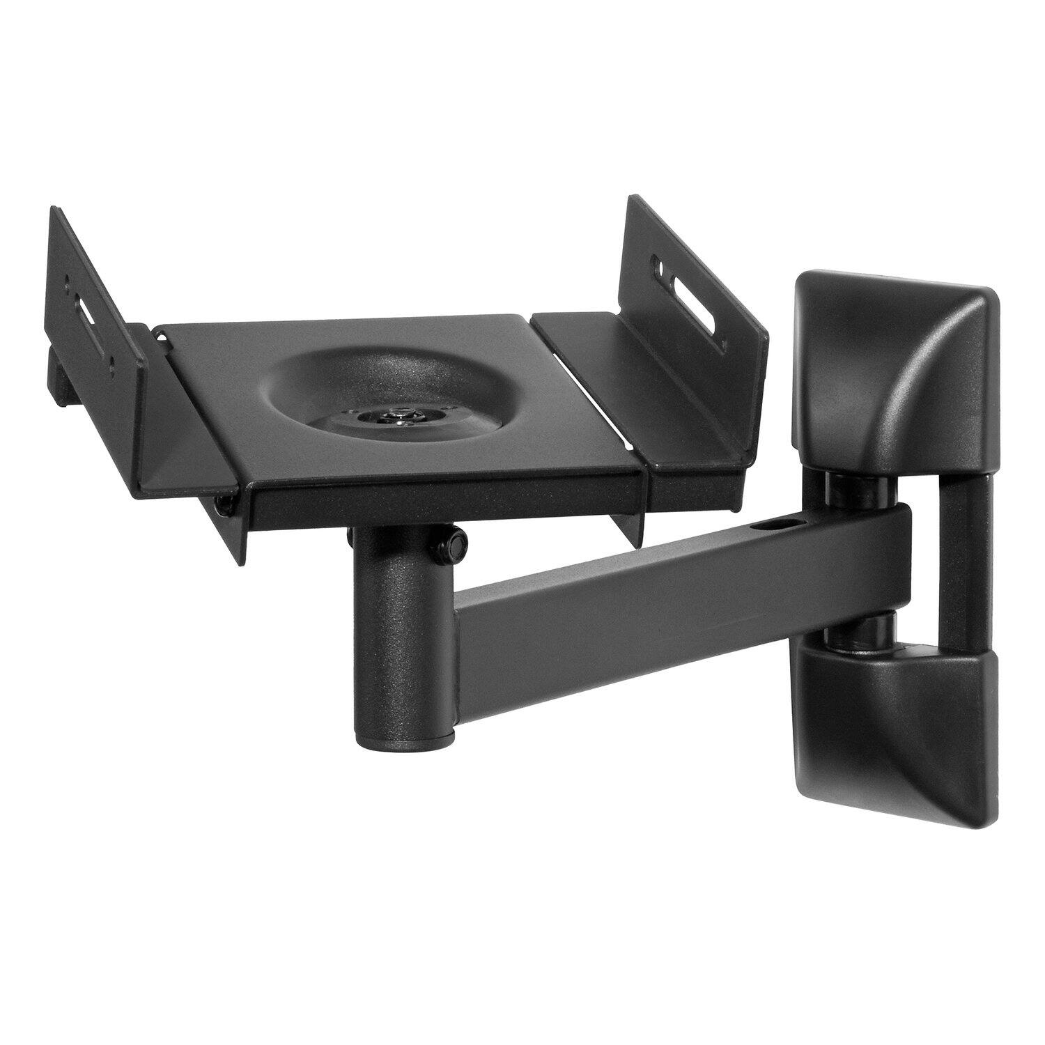 Alt View 6. Peerless-AV - Adjustable Bookshelf Speaker Wall Mount, 55 lb Capacity, Pair - Multicolor.