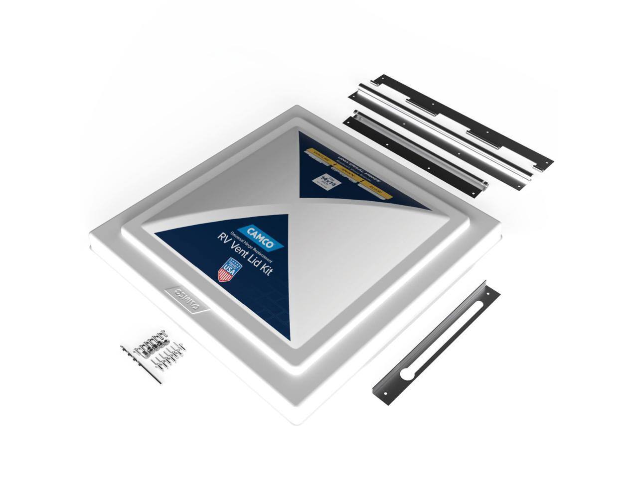 14x4 CSMITG Tri-Ply RV Vent Universal Hinge Minge CAMCO Lid Replacement USA Kit
