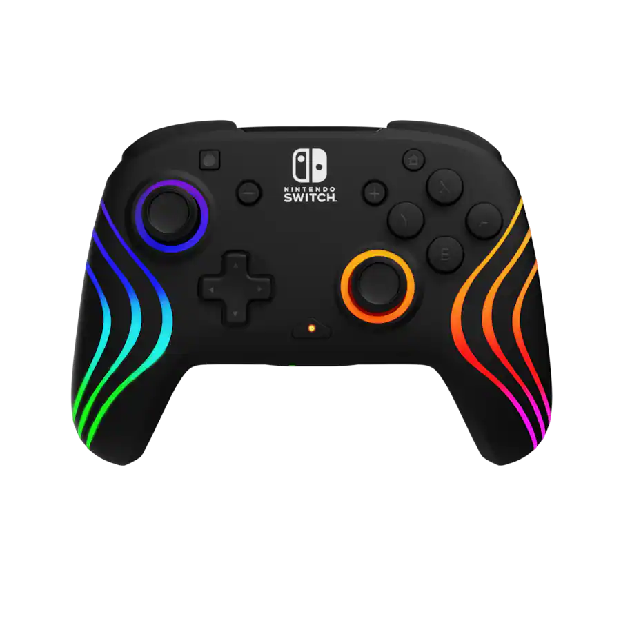 PDP Afterglow Wave Wireless RGB Gaming Controller for Nintendo Switch ...