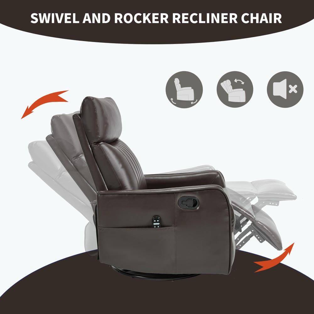 SWIVEL AND ROCKER RECLINER CHAIR