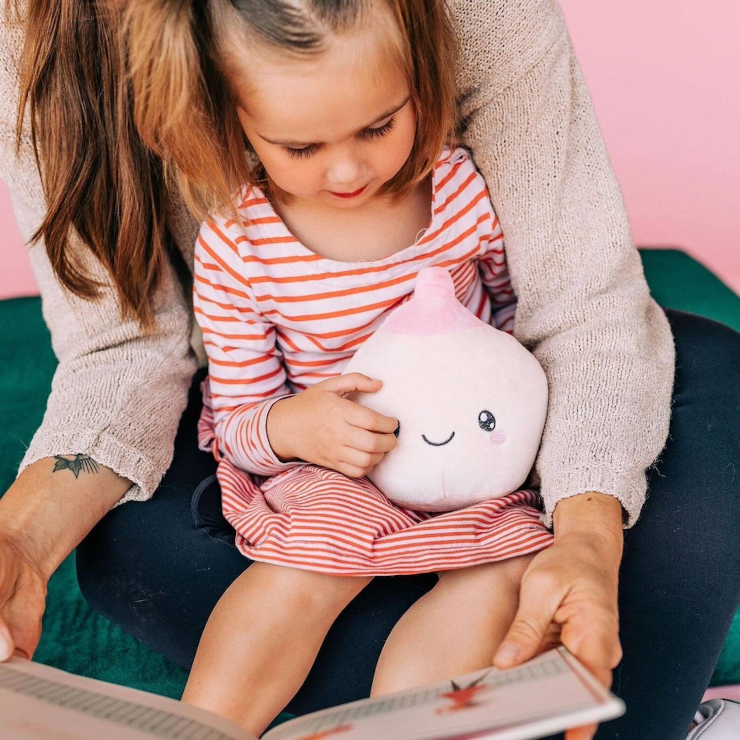 Alt View 2. Nerdbugs - Breast (light) Plush Organ Toys.