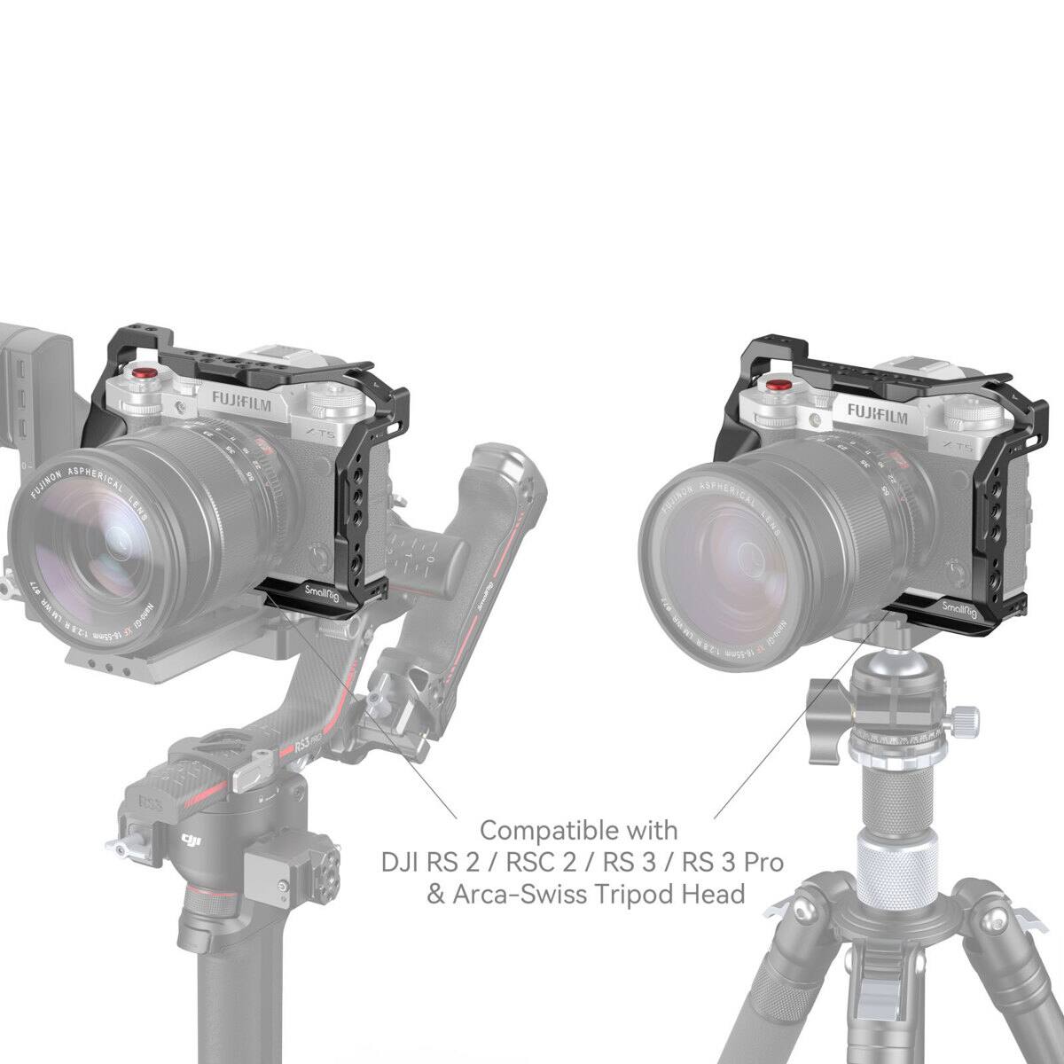 FUJIFILM ASPHERICAL LENS  
FUJIFILM 333  
Smollg  
FUJIFILM ASPHERICAL LENS  
FUJIFILM Smollg 253mo  
Compatible with DJI RS 2 / RSC 2 / RS 3 / RS 3 Pro & Arca-Swiss Tripod Head
