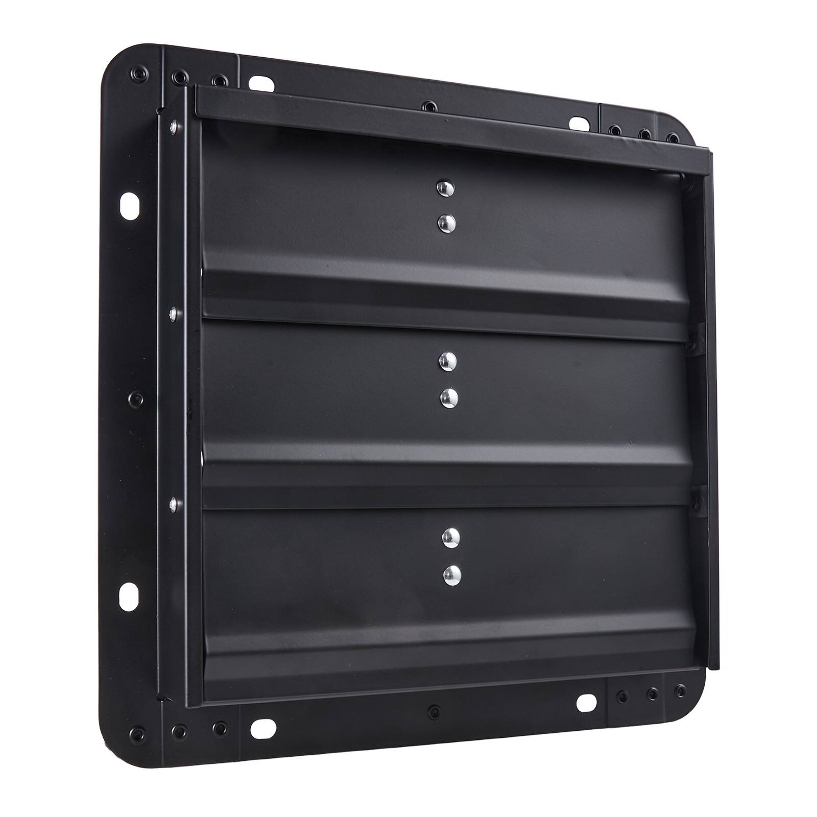 Alt View 5. VEVOR - 10 inch Shutter Exhaust Fan, Wall Mounted Attic Vent Fan with Variable Speed Controller, 900 CFM, AC Motor - Black.