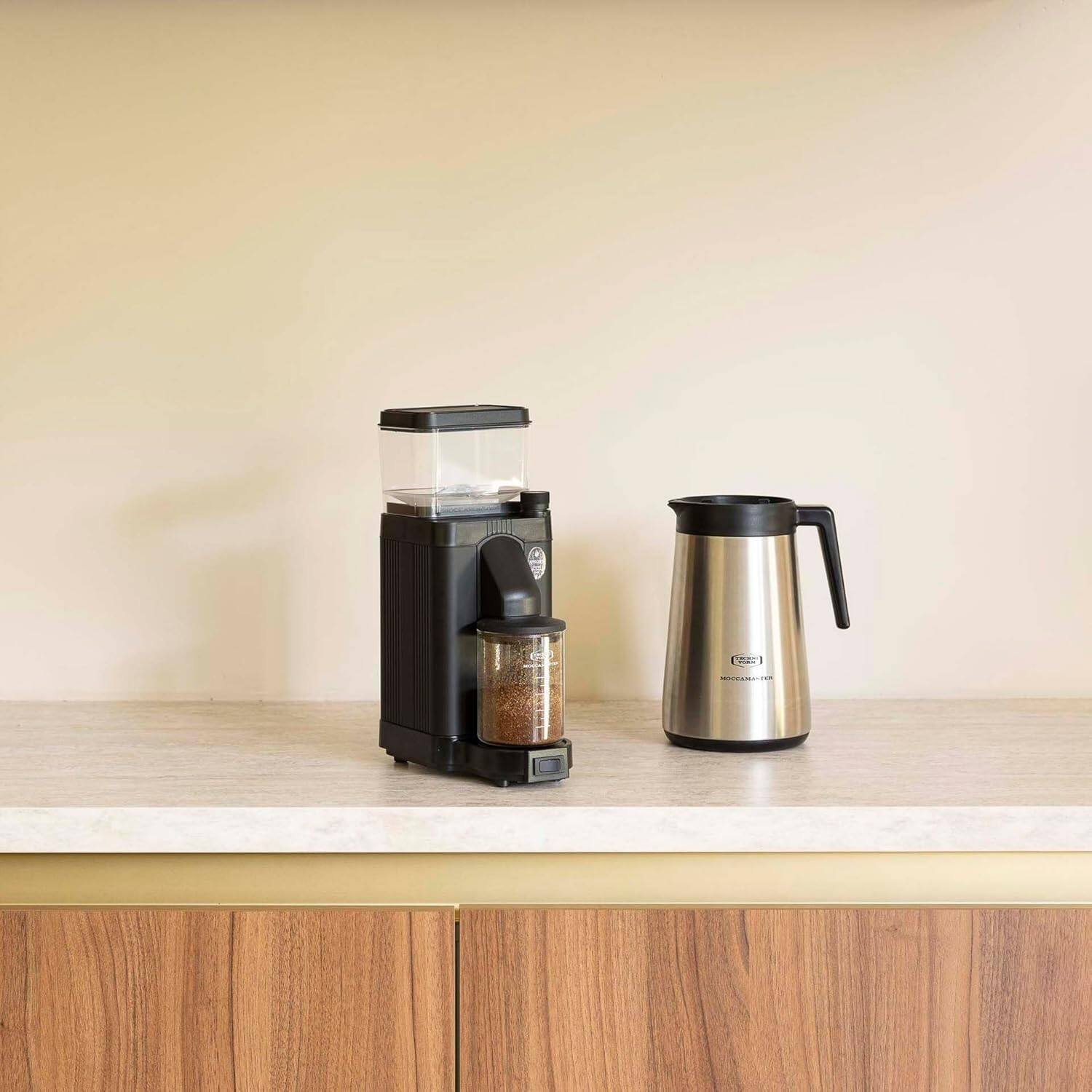 Alt View 1. Moccamaster - Moccamaster 1.25L Thermal Replacement Carafe - Silver - Silver.