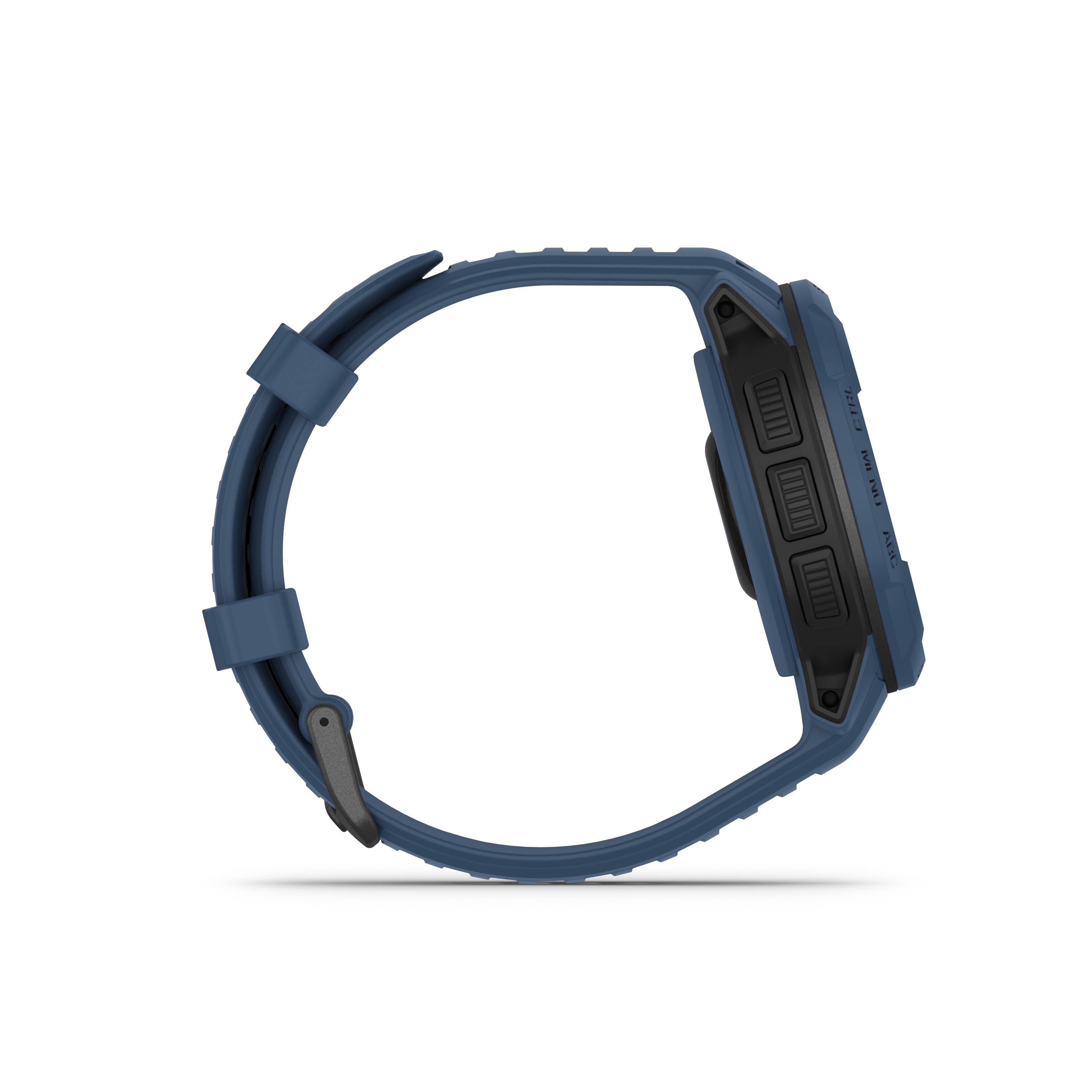 Alt View 1. Garmin - Instinct Crossover Solar 45mm Smartwatch Fiber-reinforced Polymer - Tidal Blue.