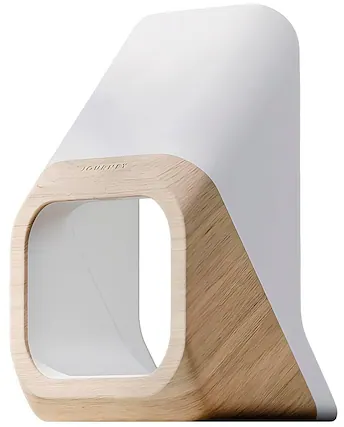 JOURNEY - NOVA 3-IN-1 WIRELESS CHARGING STATION - Wood Grain/White