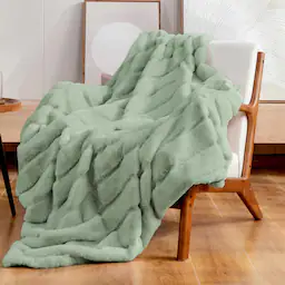 Stripe - Green Throw(50" x 60")