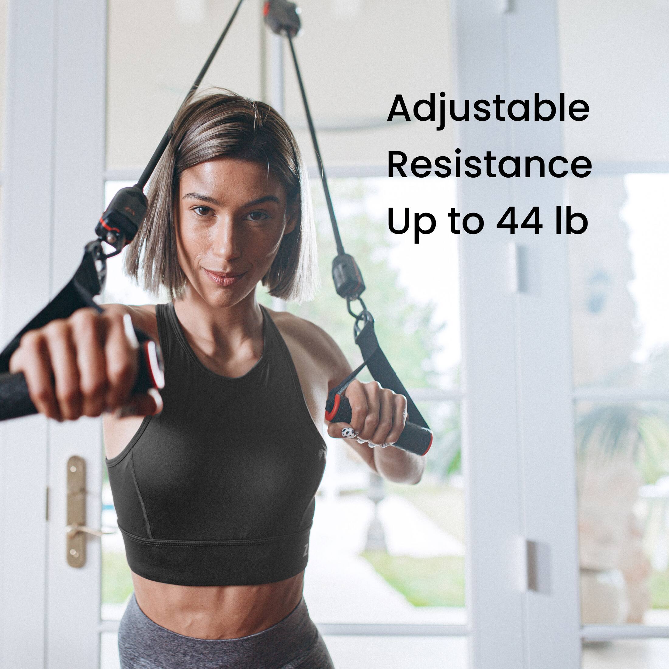 Adjustable Resistance Up to 44 lb