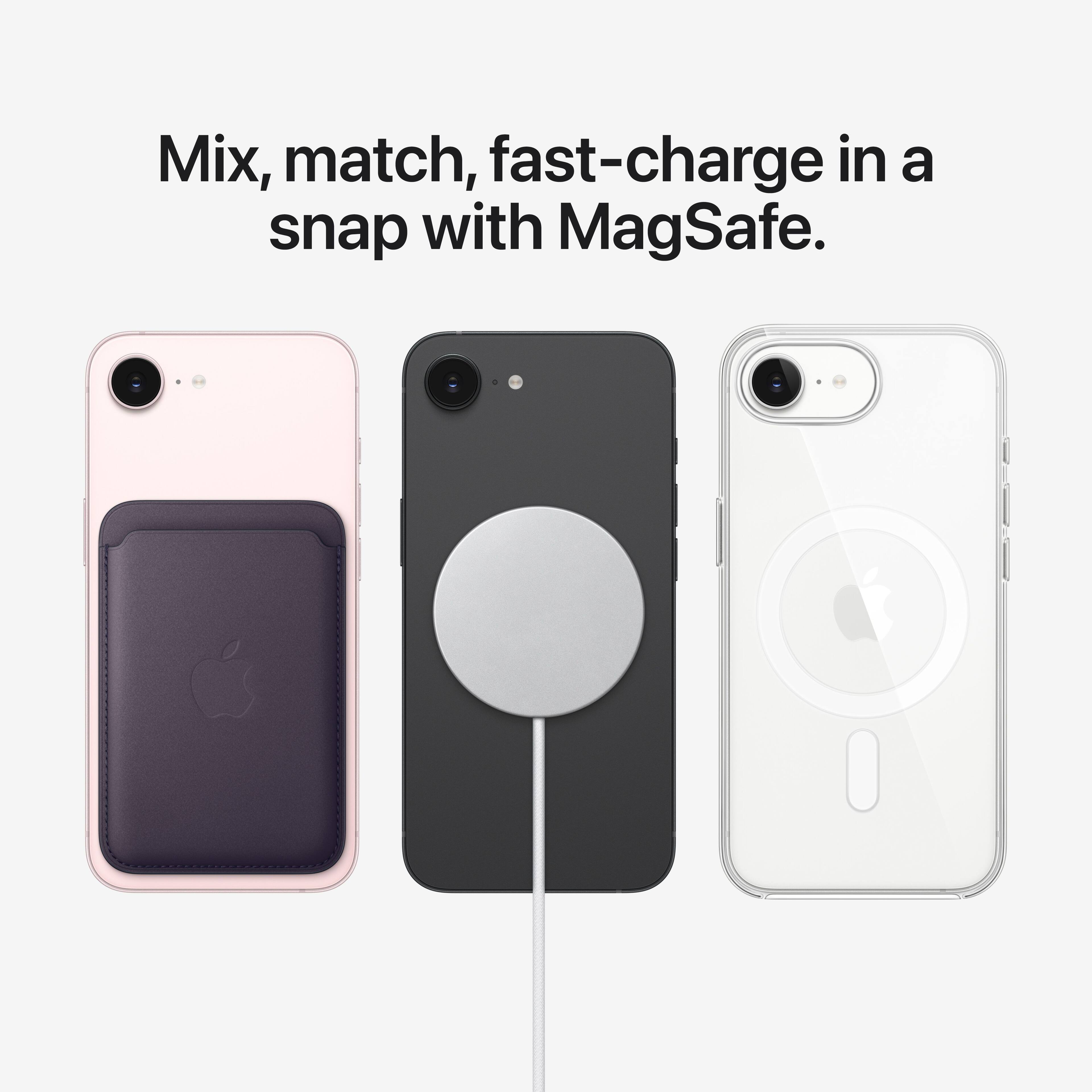 Mix, match, fast-charge in a snap with MagSafe.
