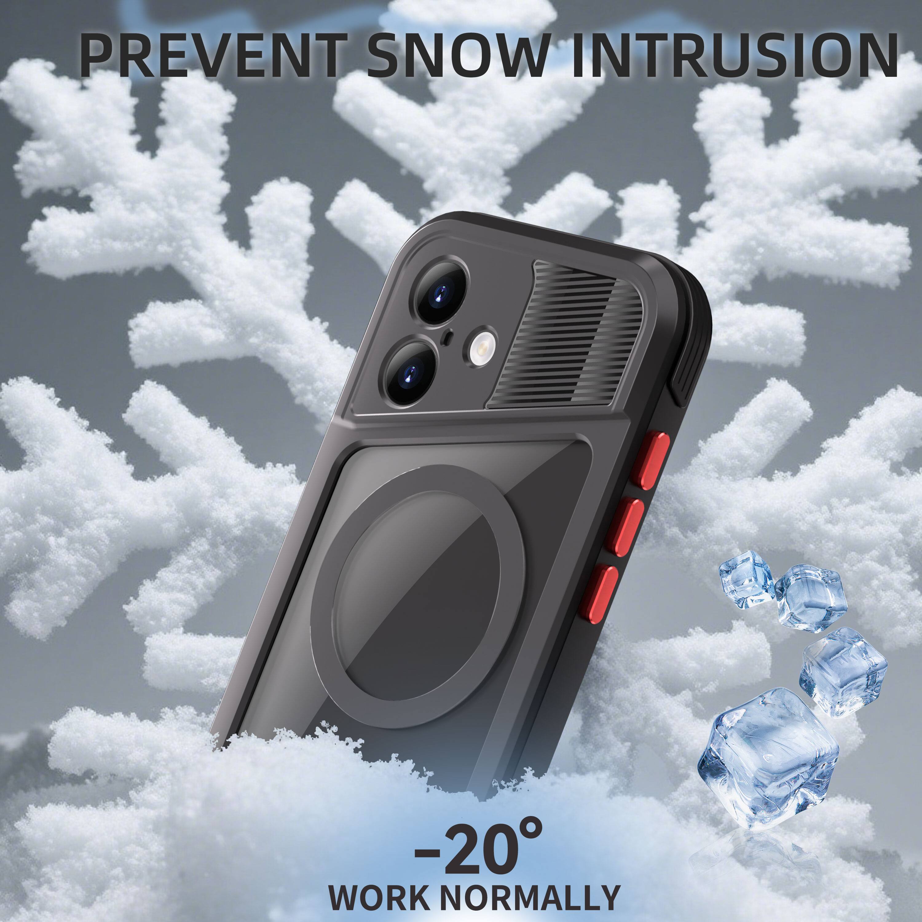 PREVENT SNOW INTRUSION  
-20° WORK NORMALLY