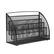 Alt View 14. Mind Reader - 4 Pocket Metal Mesh Organizer - Black.