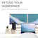 EXTEND YOUR WORKSPACE
With dual HDMI or DisplayPort displays up to 4K 60Hz