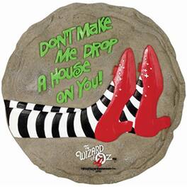 Spoontiques - Wizard of Oz Wicked Witch Resin Stepping Stone or Hanging Wall Plaque Indoor Outdoor 9.5 inch