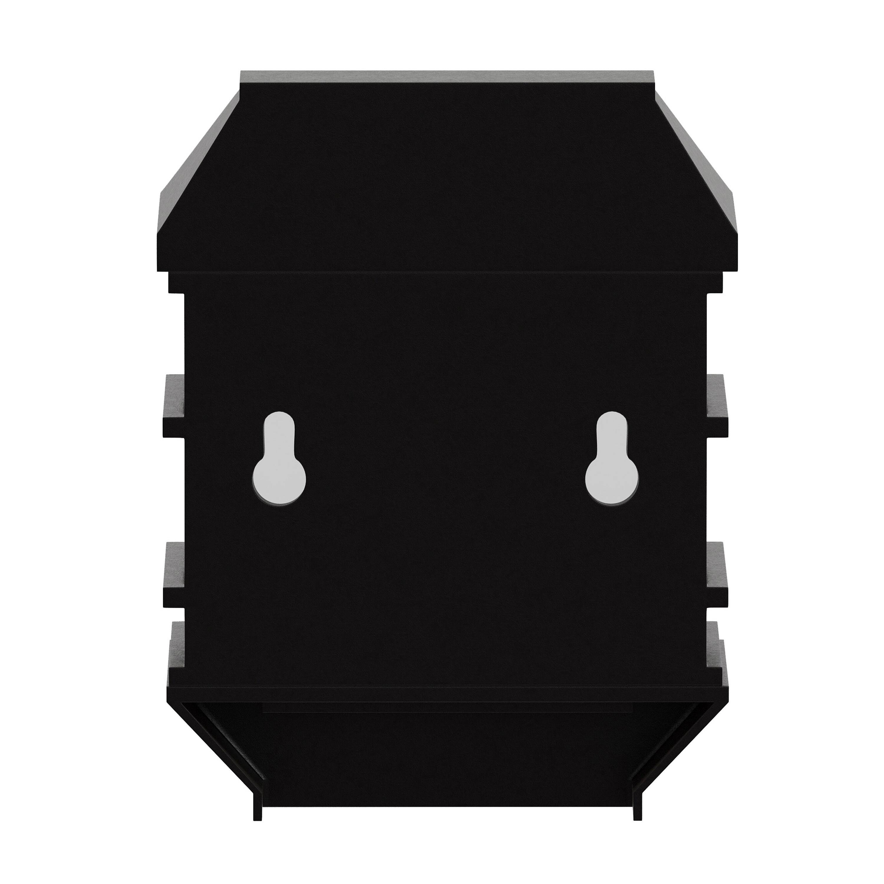 Alt View 5. Emma + Oliver - Set of 6 Solar Deck and Fence Lights, Decorative Outdoor Solar Powered Weatherproof Wall Mount Fence and Deck Lighting - Brown.