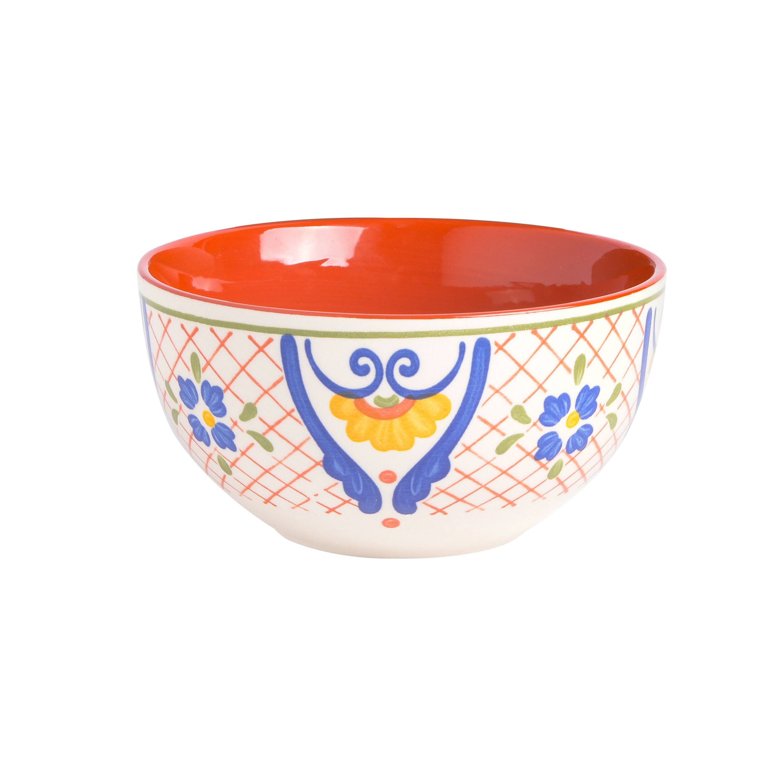Alt View 7. Gibson - Laurie Gates Tierra 4 Piece 6 Inch Stoneware Cereal Bowl Set in Assorted Designs - Assorted.