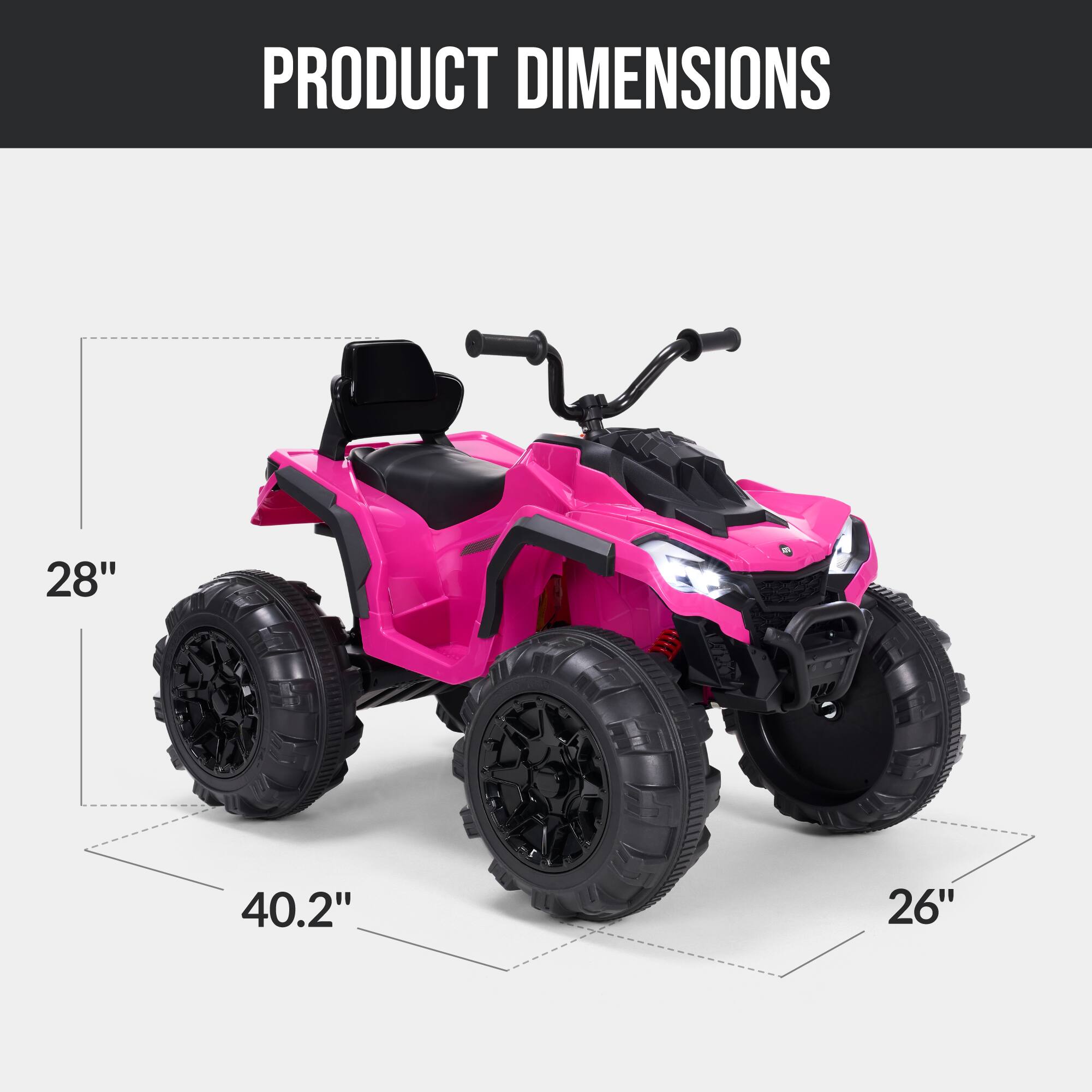 Best Choice Products 24V Ride On Toy Kids Electric ATV with Dual Motors ...