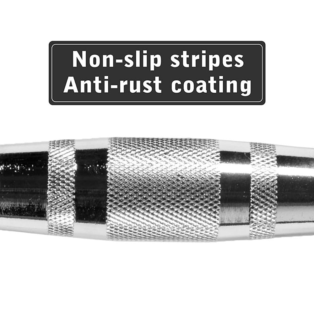 Non-slip stripes  
Anti-rust coating
