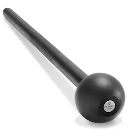 Philosophy Gym - Steel Mace Bell - Mace Club for Strength Training - Full Body Workouts - Black
