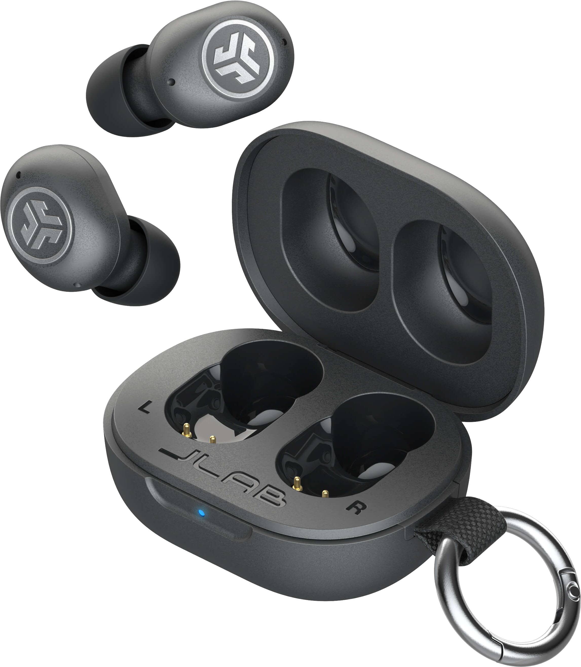 Left. JLab - JBuds Mini ANC True Wireless Earbuds - Graphite.