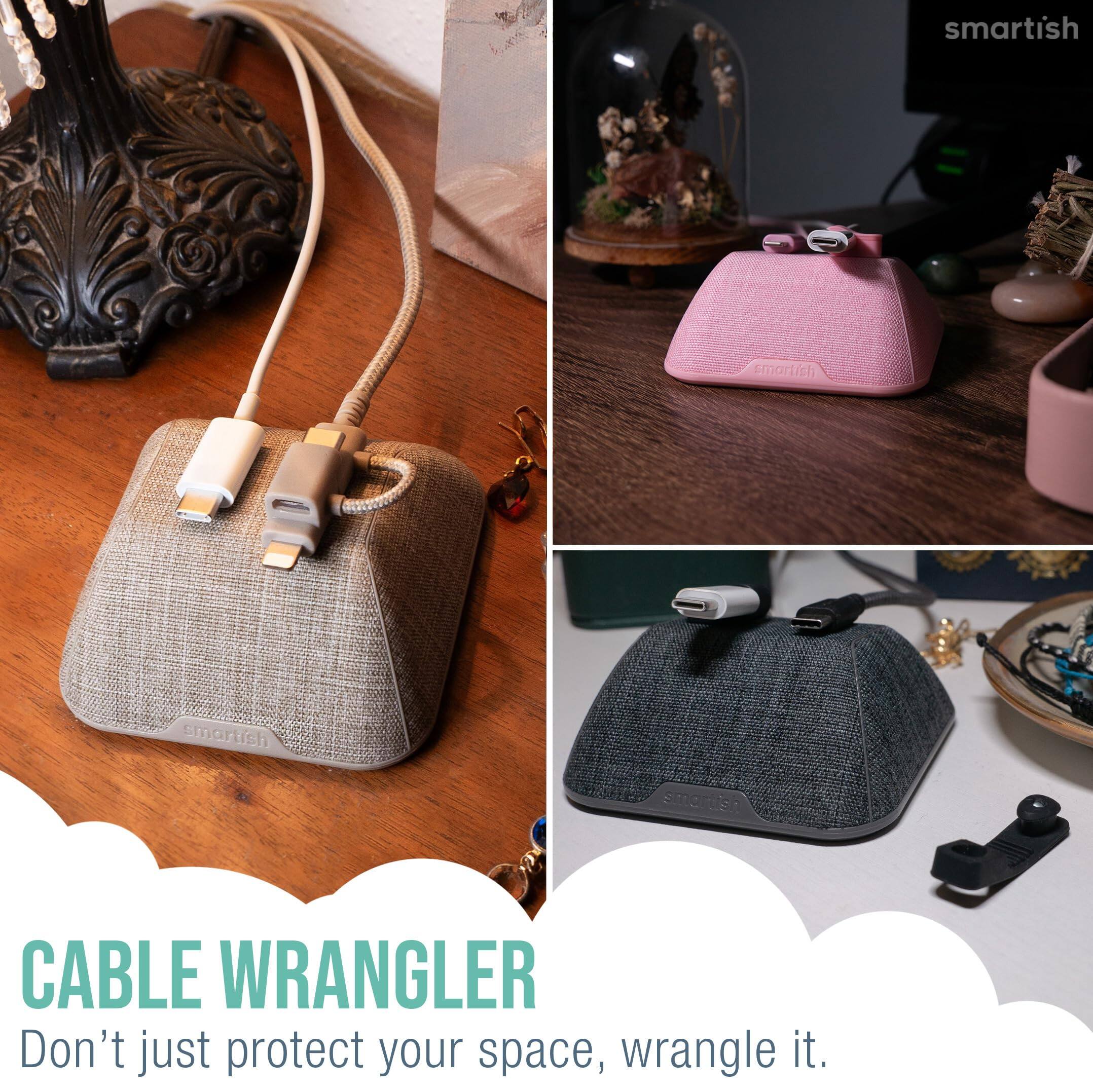 smartish  
CABLE WRANGLER  
Don't just protect your space, wrangle it.