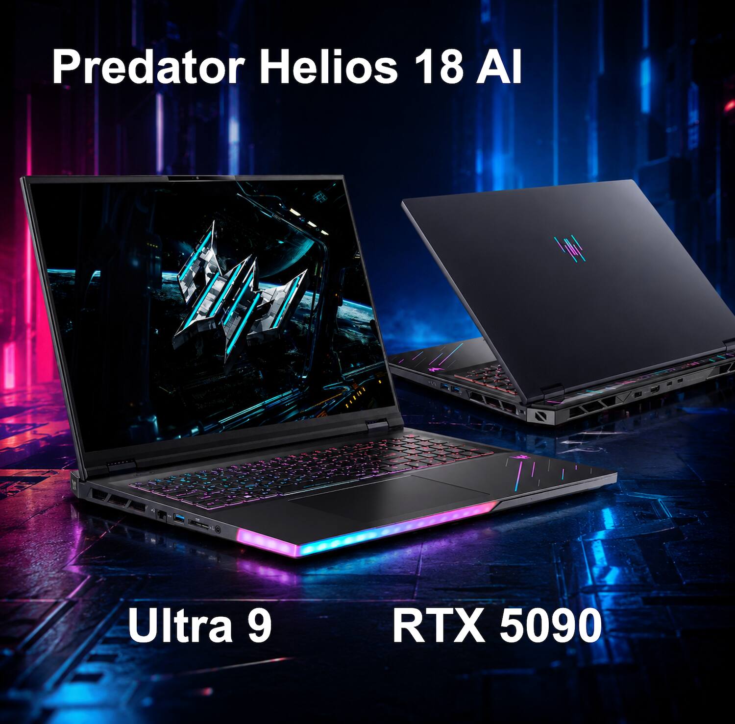 Predator Helios 18 AI  
Ultra 9  
RTX 5090