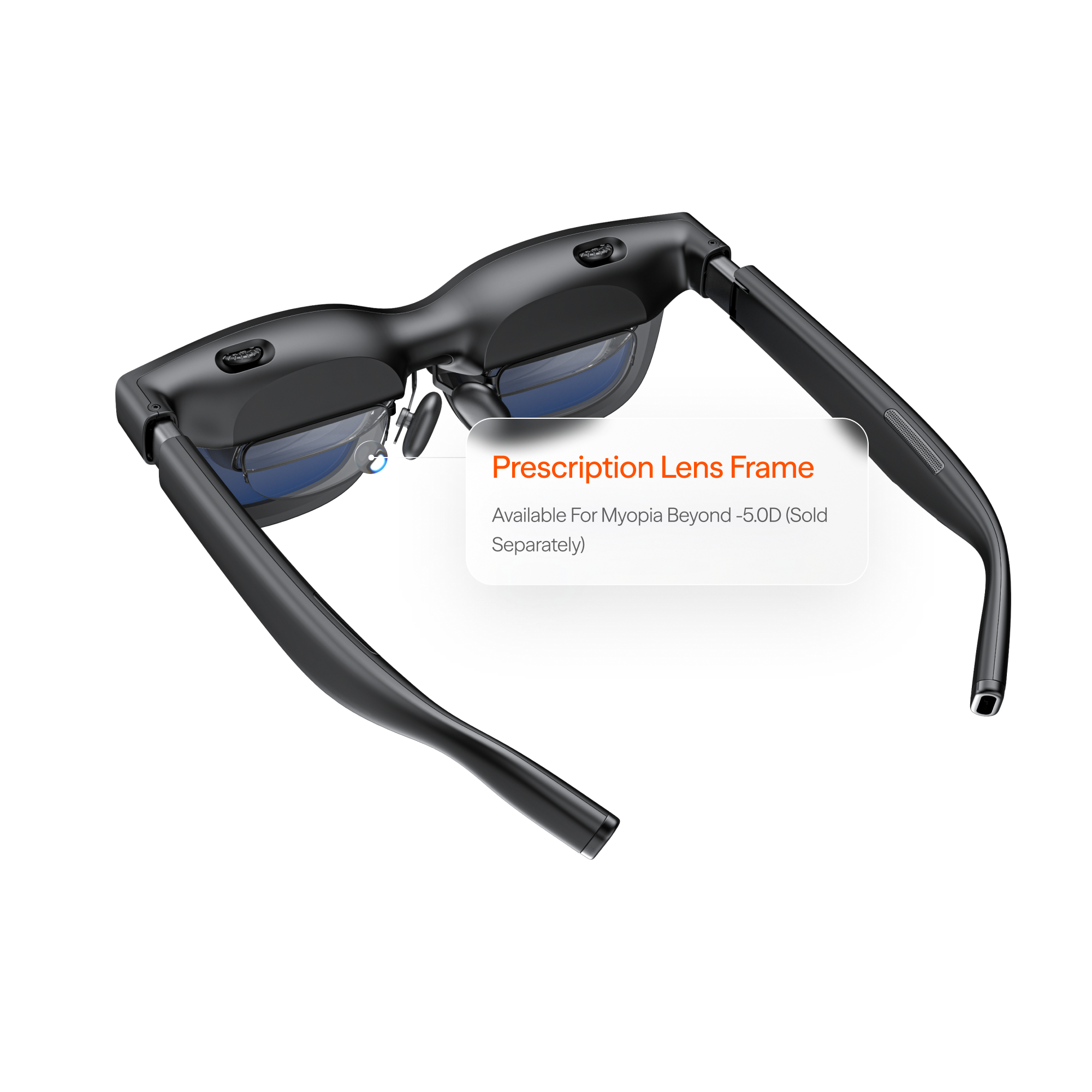 Prescription Lens Frame Available For Myopia Beyond -5.0D (Sold Separately)