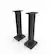Front. Kanto - 30" Fillable Speaker Stands with Isolation Feet and Fillable Channel, Pair - Black.