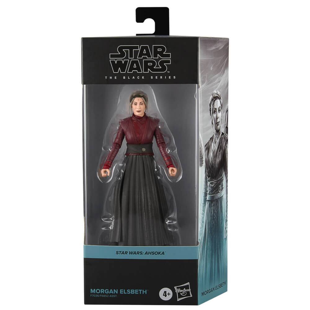 STAR WARS THE BLACK SERIES  
STAR WARS: AHSOKA  
MORGAN ELSBETH  
7036/F6852  
ASST 4+  

STAR WARS: AHSOKA  
MORGAN ELSBETH  
4+