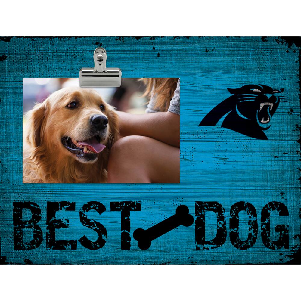 Carolina Panthers 10.5" x 8" Best Dog Clip Photo Frame