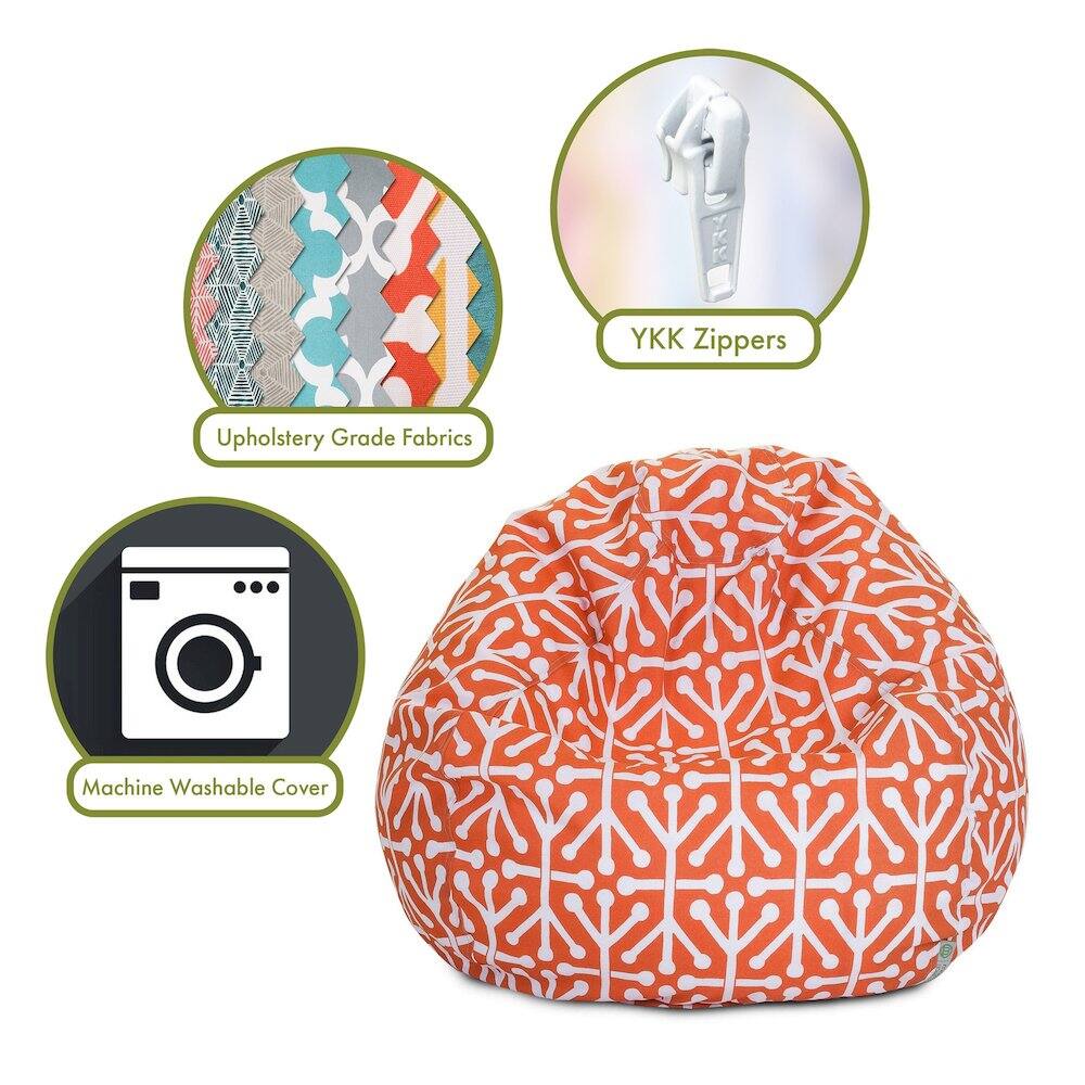 - Upholstery Grade Fabrics
- YKK Zippers
- Machine Washable Cover