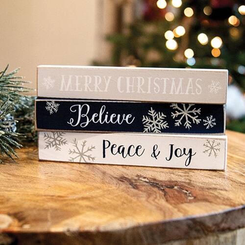 MERRY CHRISTMAS  
Believe  
Peace & Joy