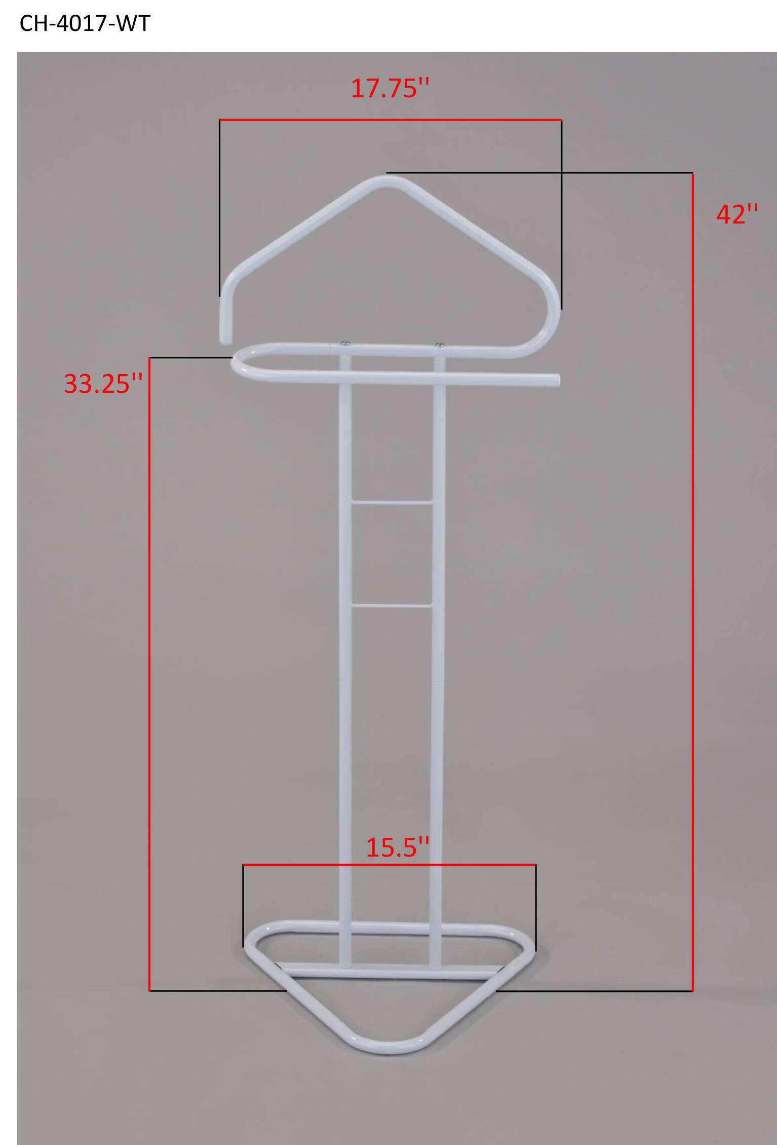 CH-4017-WT

17.75"  
42"  
33.25"  
15.5"