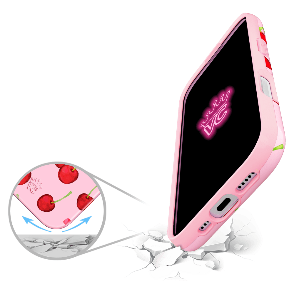 Alt View 4. VELVET CAVIAR - Velvet Caviar iPhone 17 MagSafe Phone Case - Sweet Cherry - Sweet Cherry.