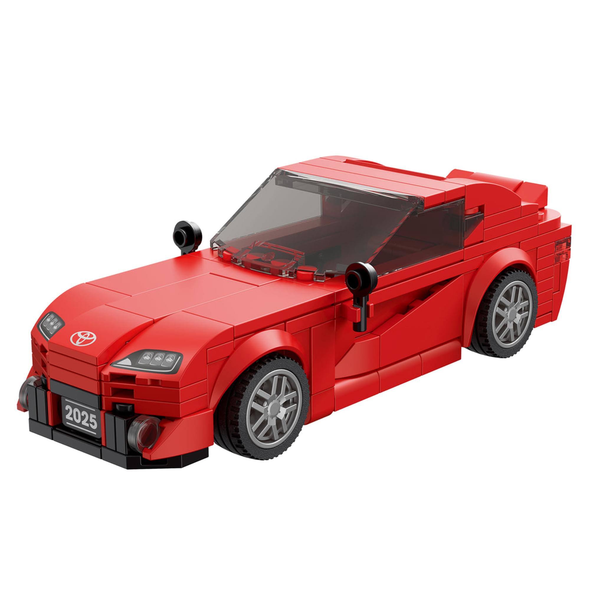 Alt View 1. Brickcraft - Toyota Supra Now & Then 236-Piece Building Set - Multi-Colored.