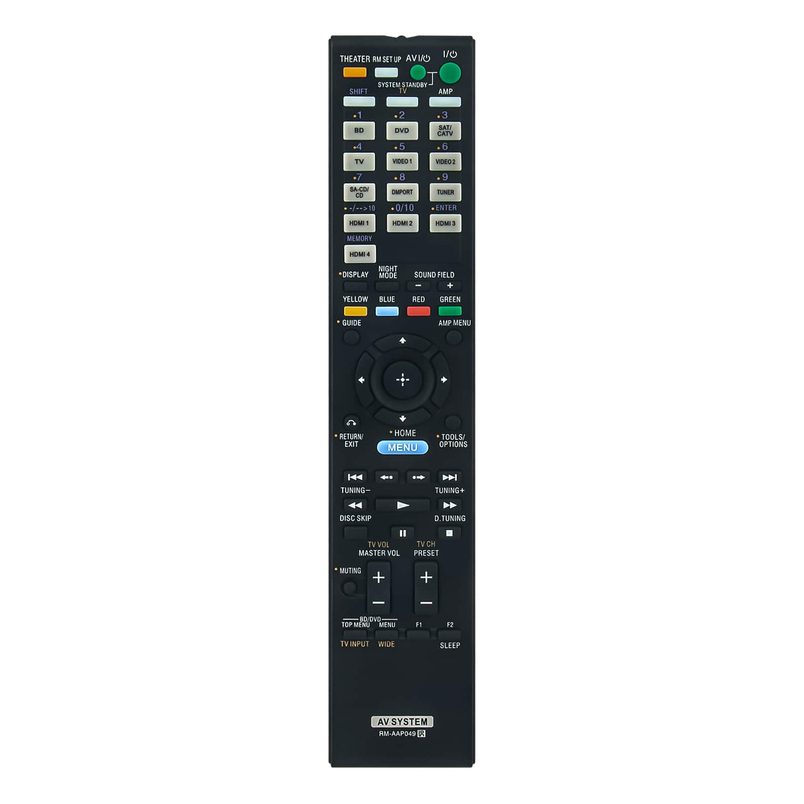 ZdalaMit - NEW RM-AAP049 Replacement Remote Control Fit for Sony AV Receiver  - Black