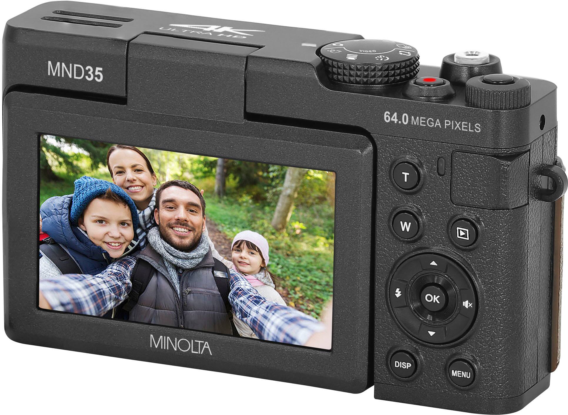 MINOLTA MND35 64.0 MEGA PIXELS T W 4 OK x DISP MENU