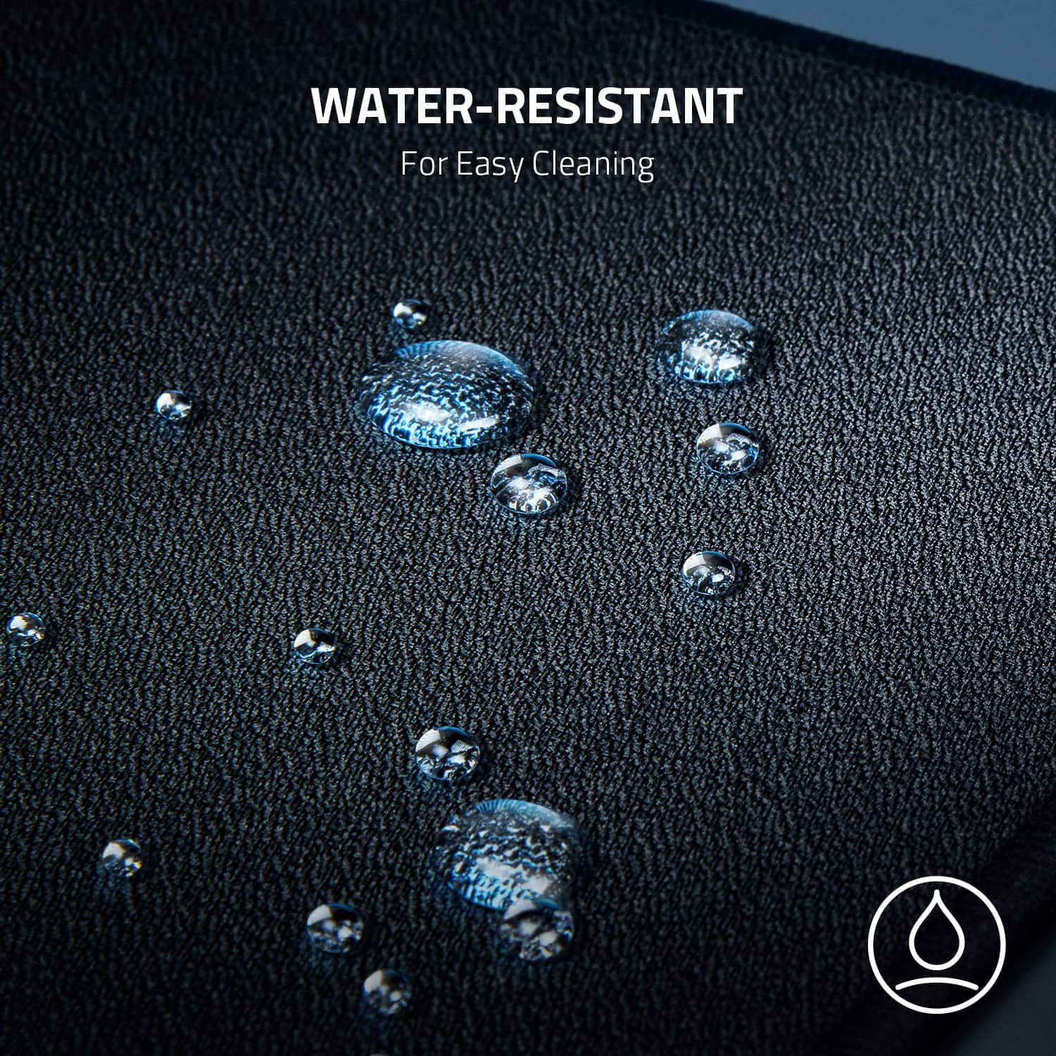Water-resistant for easy cleaning.