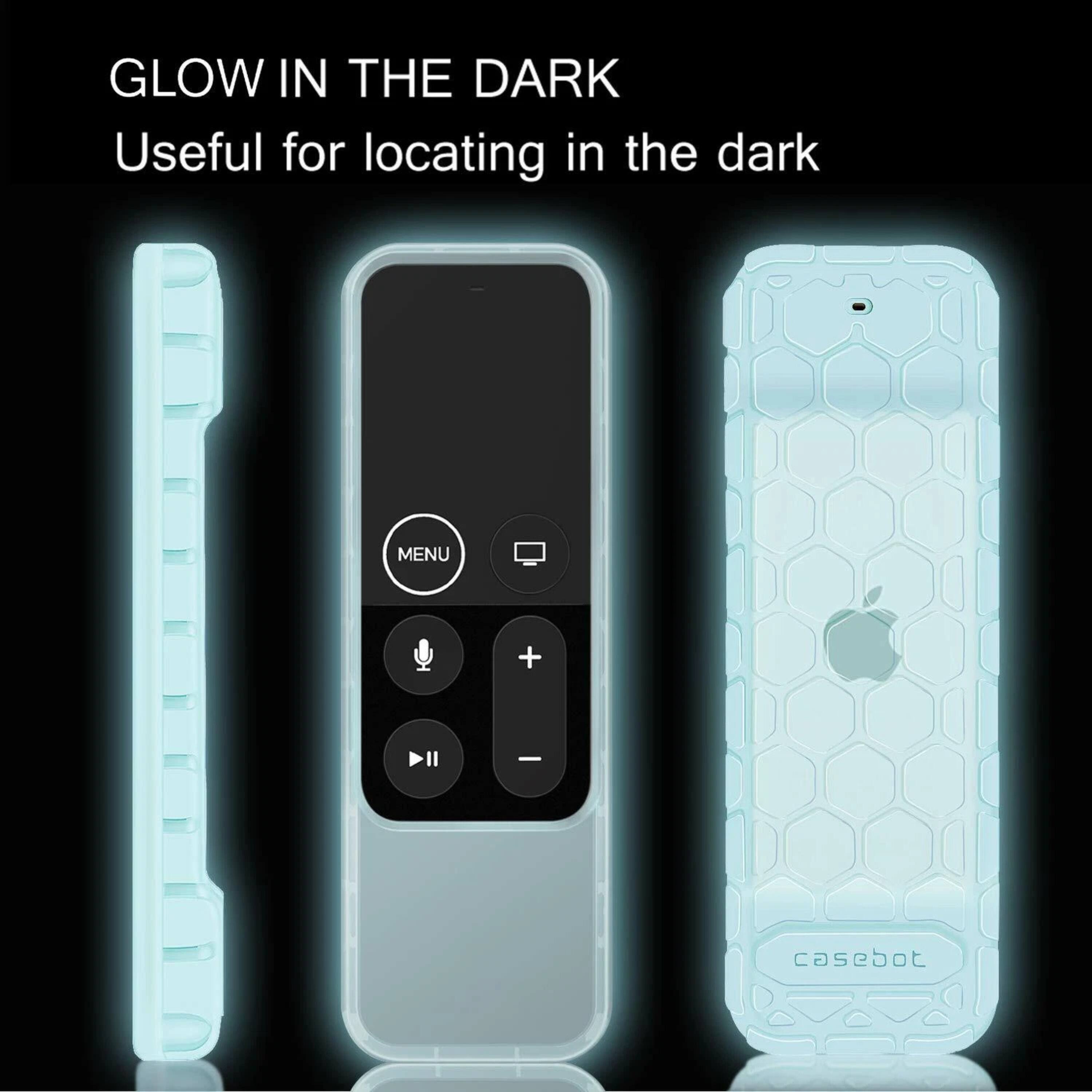 GLOW IN THE DARK  
Useful for locating in the dark