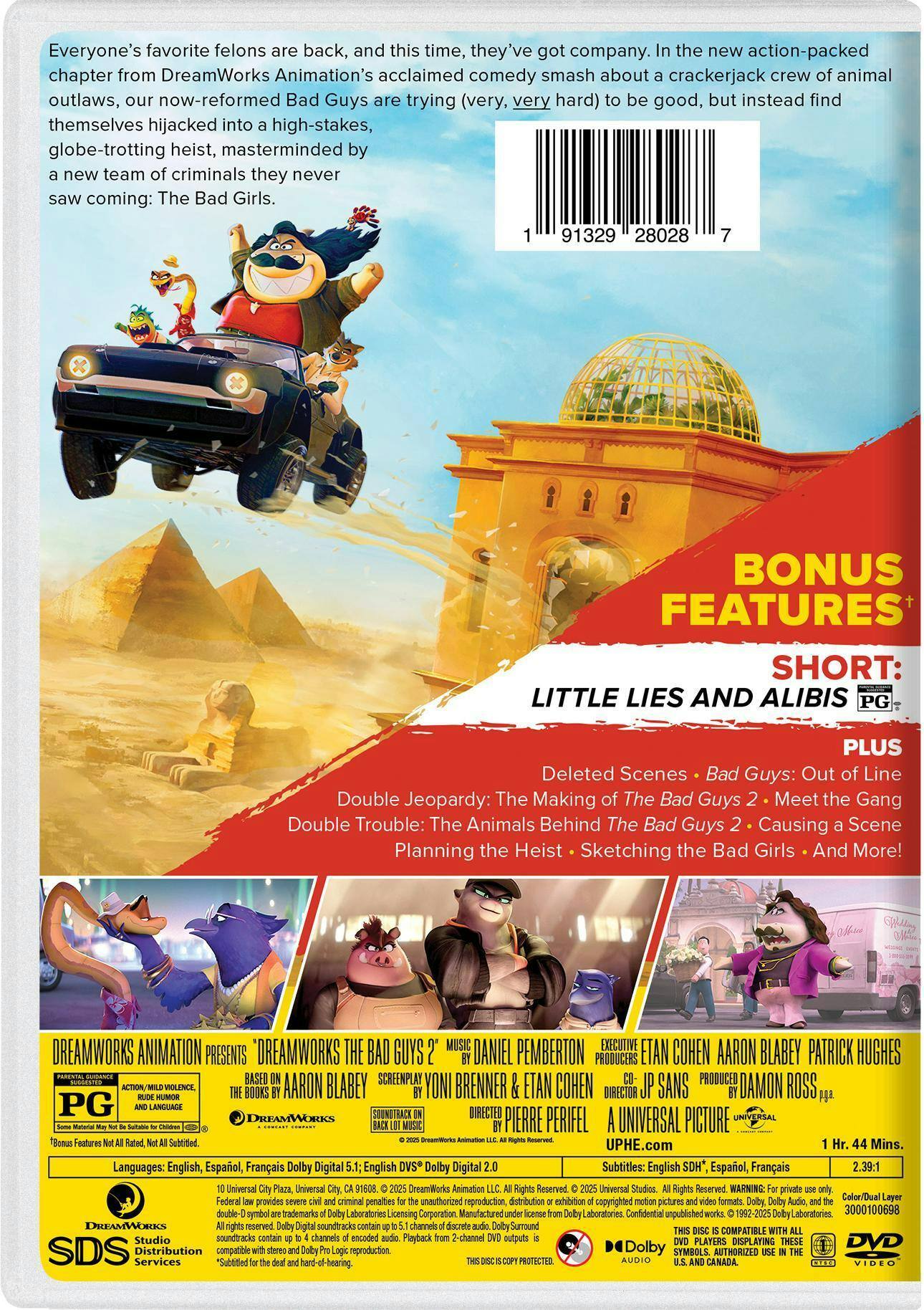 Back. The Bad Guys 2   - DVD.