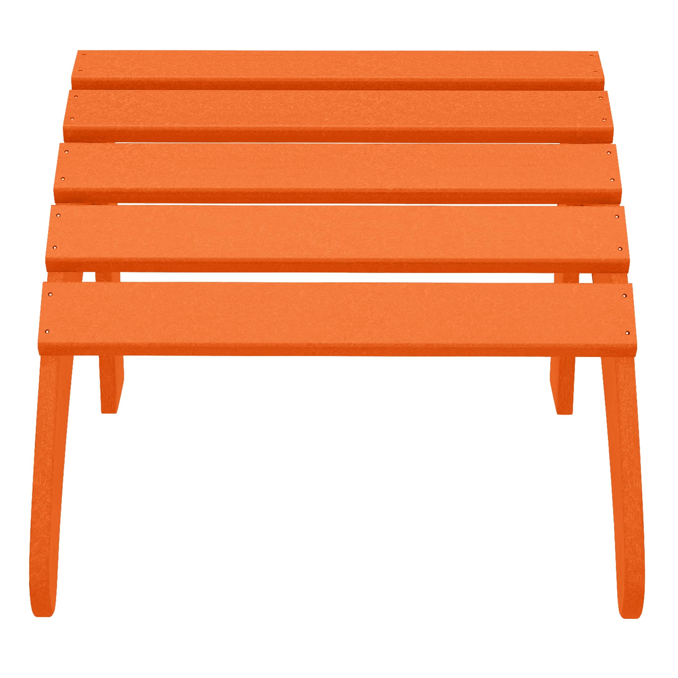 WestinTrends - Malibu Outdoor folding ottoman for Adirondack chair - Orange