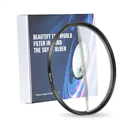 Unique Bargains - 82mm Split Diopter Filter, Half Blur Effects Foreground Blur Lens with Cleaning Cloth for DSLR