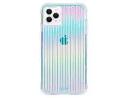 Case-Mate - Tough Groove Case for iPhone 11 Pro Max Iridescent - Iridescent Clear