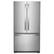 Front. Whirlpool - 20 Cu. Ft. French Door Bottom Mount Counter-Depth Refrigerator - Fingerprint Resistant Stainless Steel.