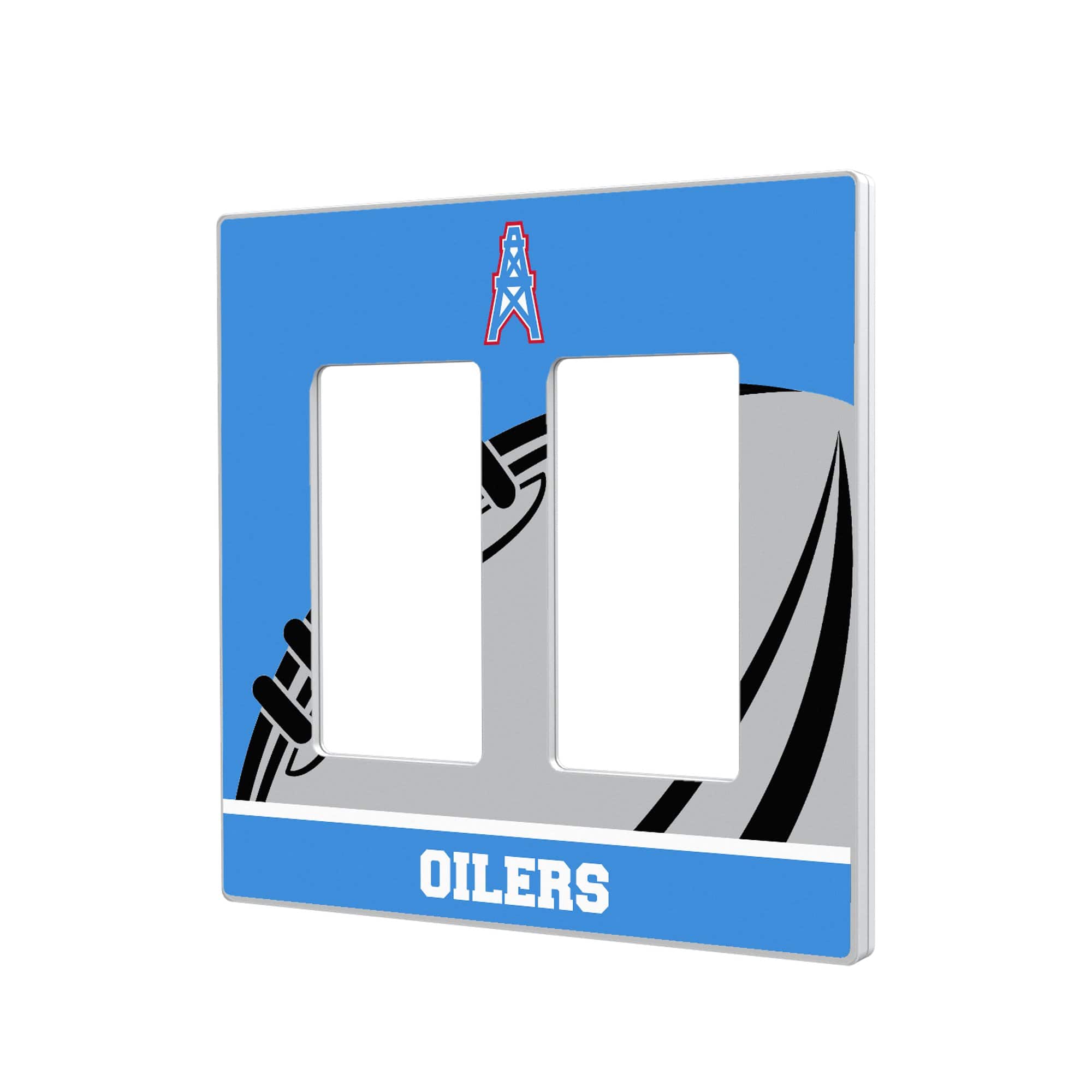 Keyscaper - Houston Oilers Passtime Design Double Rocker Lightswitch Plate - Multicolor price history on PriceWatchPro