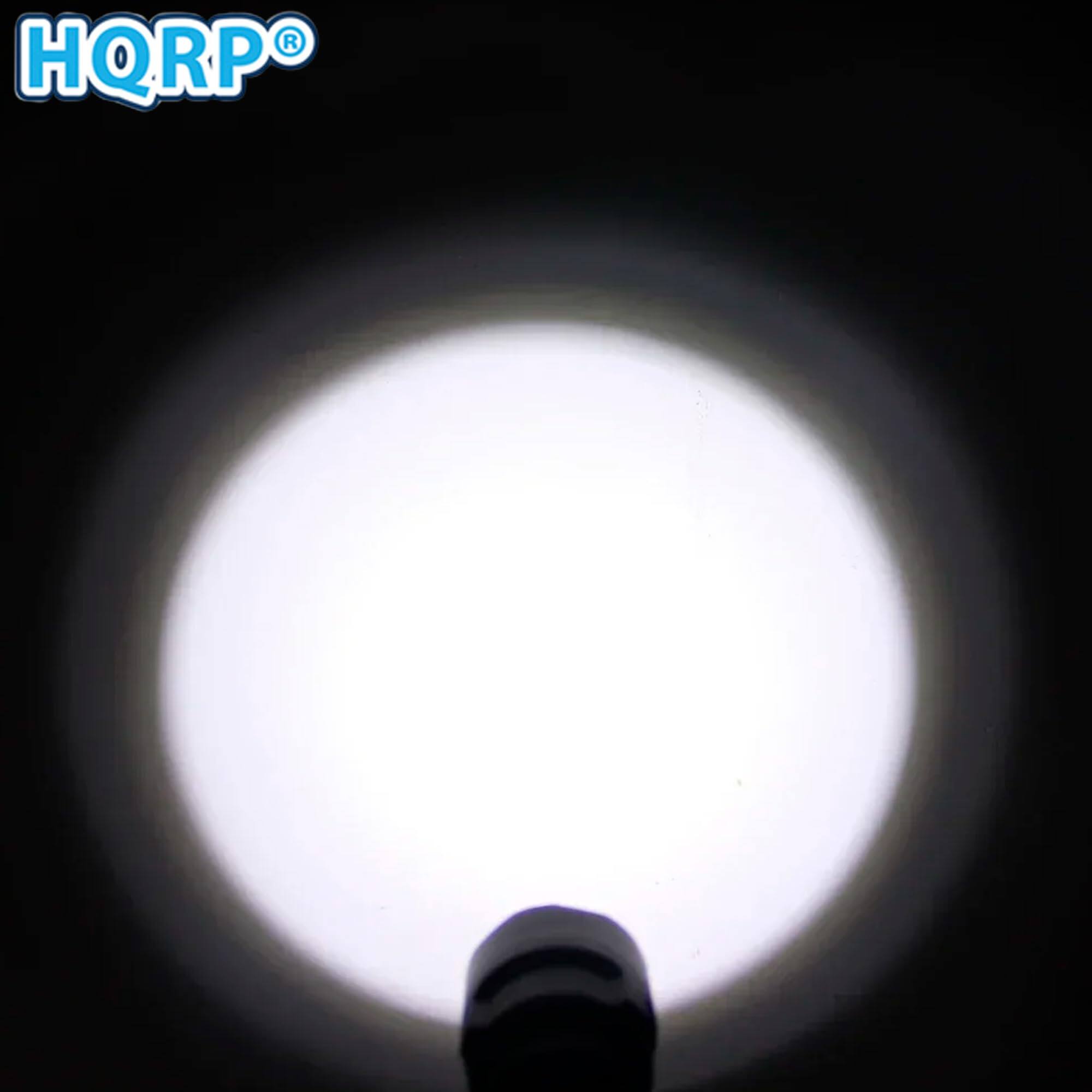 Left. HQRP - Mini LED Flashlight Pocket Torch, Compact AAA Battery Light - Camping Hiking Travel Bicycle.