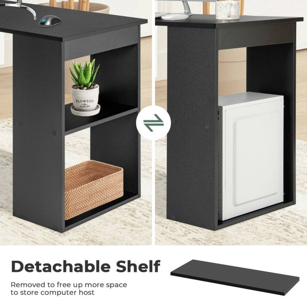 FLOWERS  
GARDEN

Detachable Shelf  
Removed to free up more space to store computer host